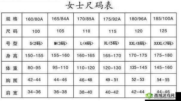 亚洲 M 码-欧洲 S 码 SSS222 尺码转换指南
