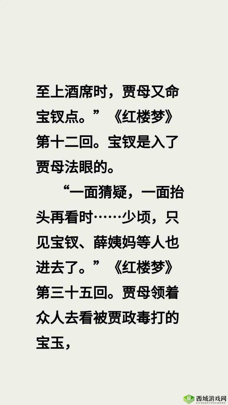 贾政与宝钗：情感的碰撞与交流