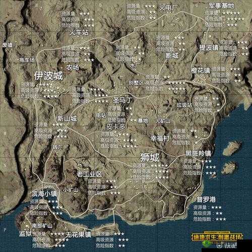 绝地求生刺激战场，沙漠地图普罗港高效搜点路线与策略全解析