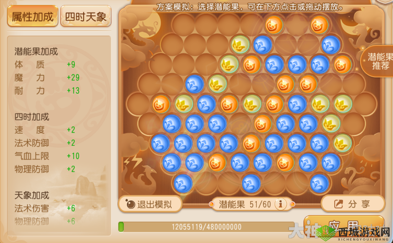 梦幻西游手游潜能果神威组高效属性提升，摆放顺序全面解析与分享