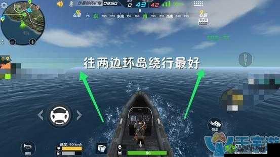 CF手游荒岛特训攻略，快速飞跃河岸技巧及载具高效使用指南