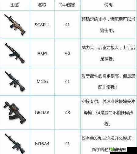 绝地求生全军出击各类枪械配件全面介绍及装备详解